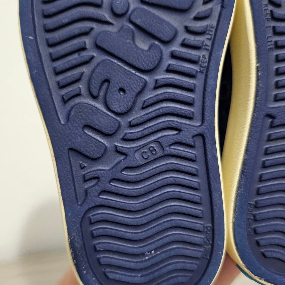 Native Shoes Jefferson Classic Slip On Navy Blue Kids C8 Unisex Boy - Picture 10 of 10